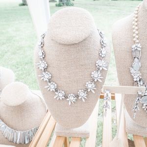 Swept Away crystal statement necklace